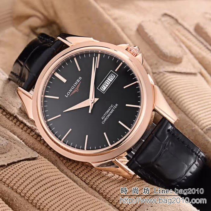 LONGINES浪琴 經典大三針 全自動機械 精品男士腕表 WSS0868
